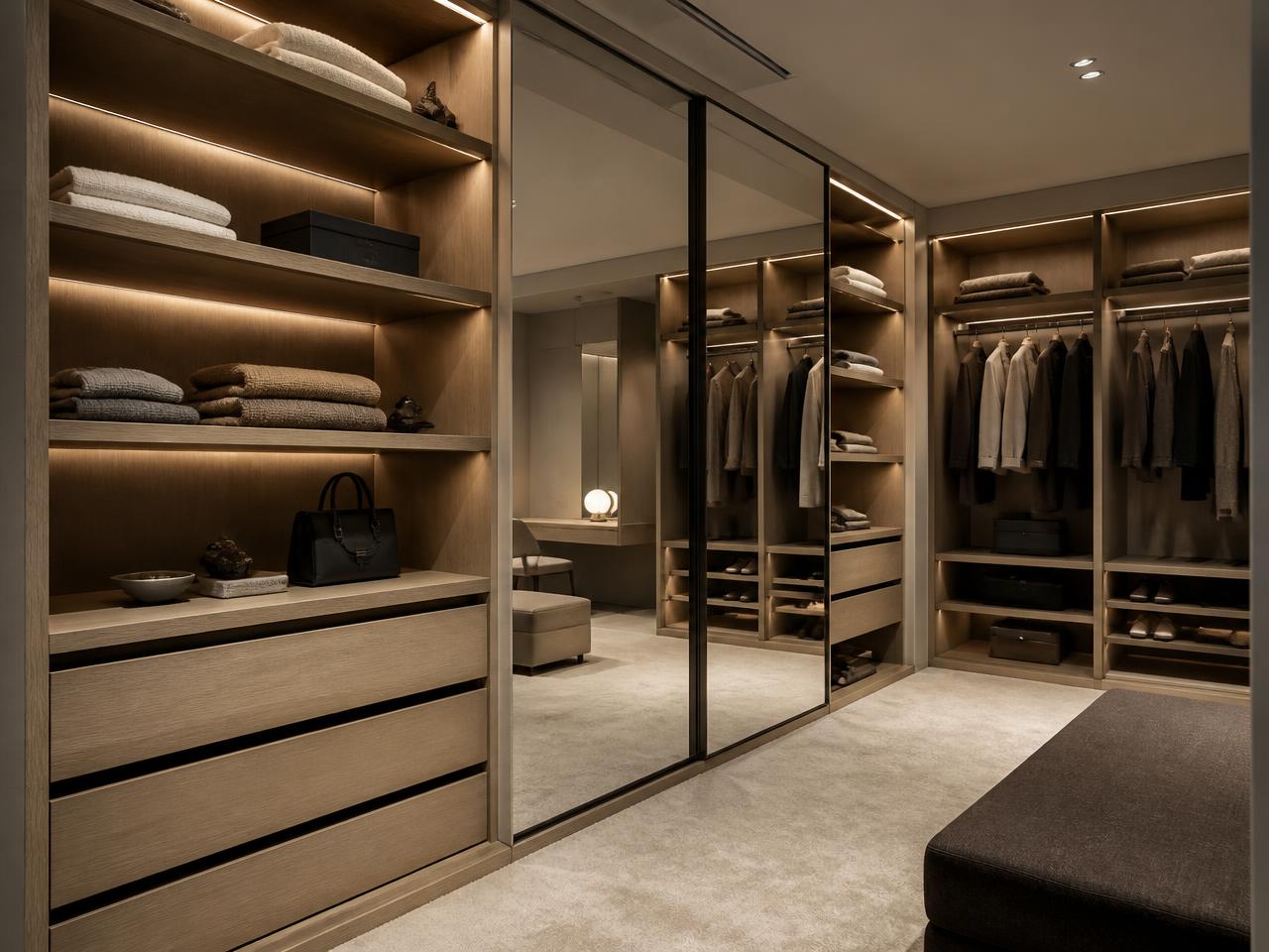 Walk-In Wardrobe — Villa • Wardrobe interior design project